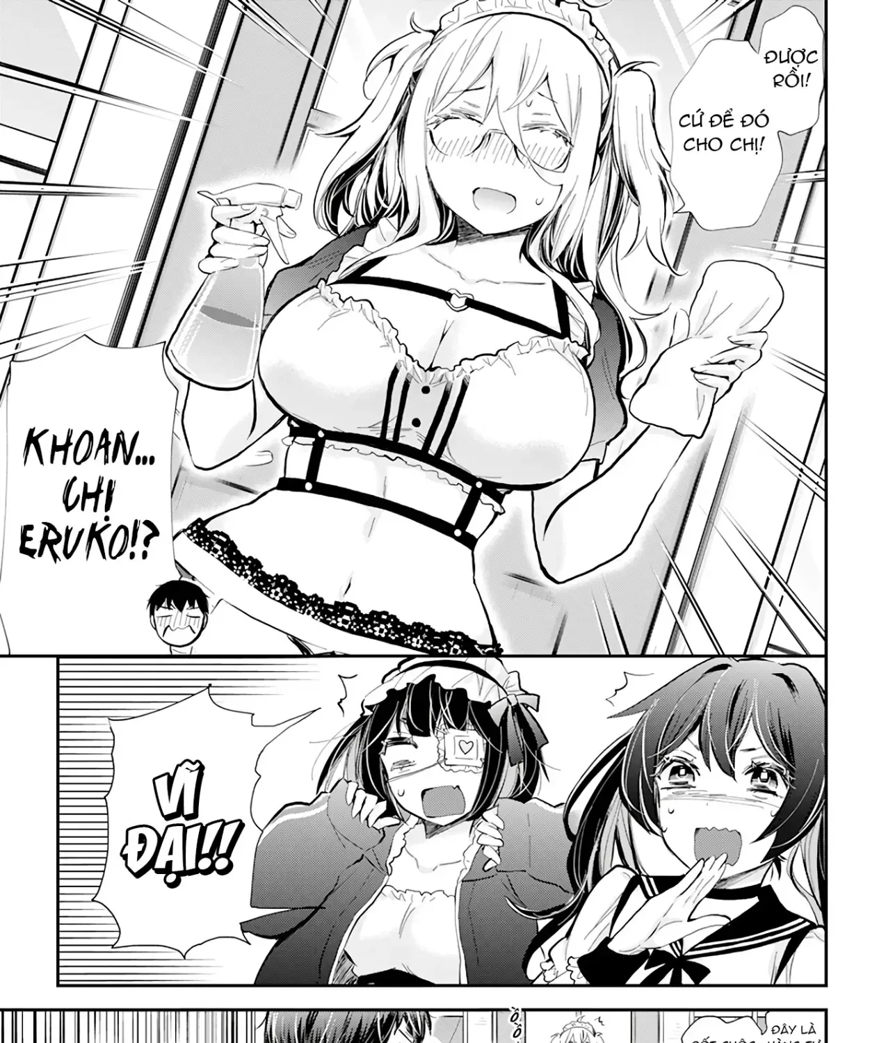 Shingeki No Eroko-San: Hen Na Oneesan Wa Danshi Kousei To Nakayoku Naritai Chap 41 - Next Chap 42