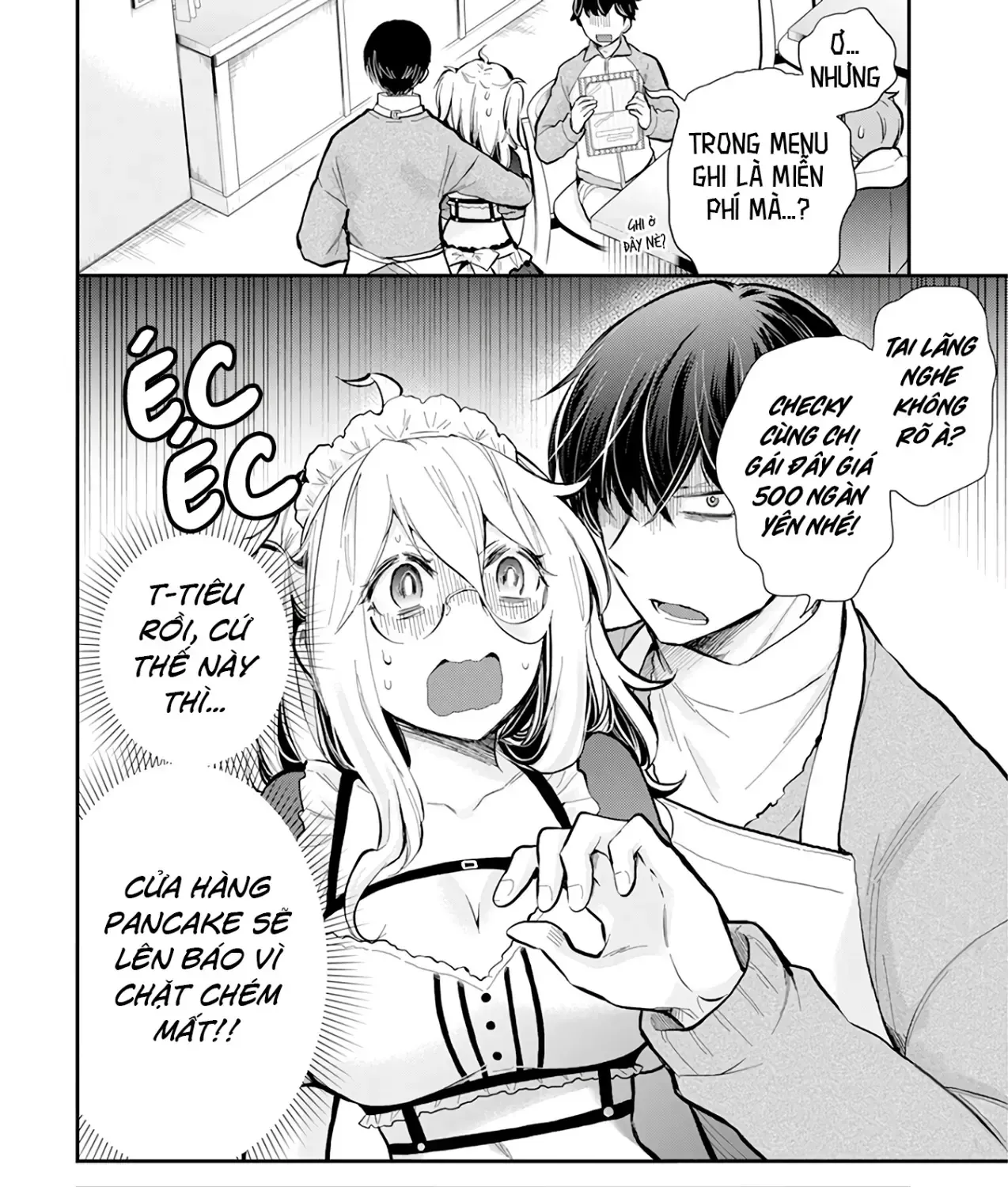 Shingeki No Eroko-San: Hen Na Oneesan Wa Danshi Kousei To Nakayoku Naritai Chap 42 - Next Chap 43