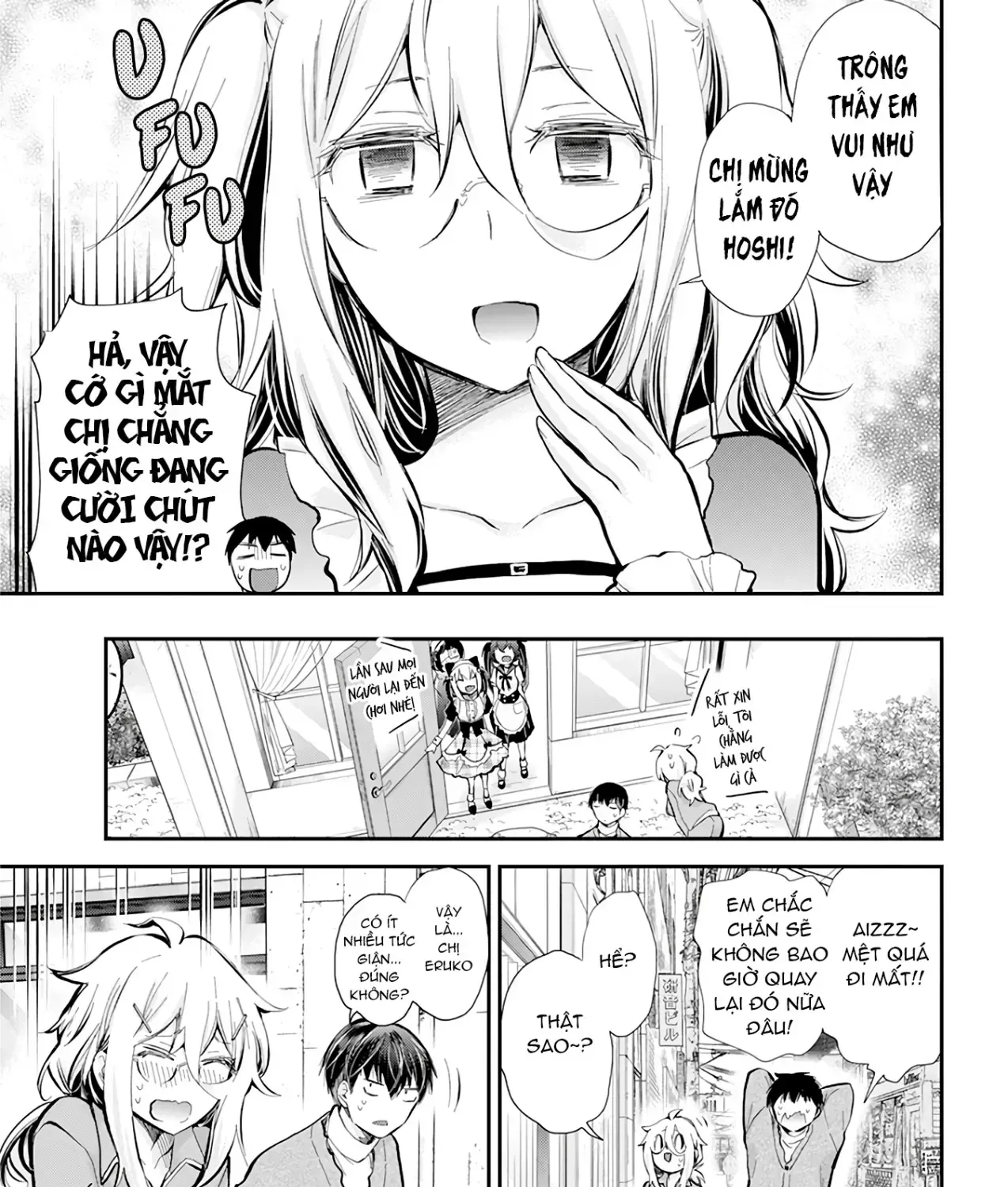 Shingeki No Eroko-San: Hen Na Oneesan Wa Danshi Kousei To Nakayoku Naritai Chap 42 - Next Chap 43