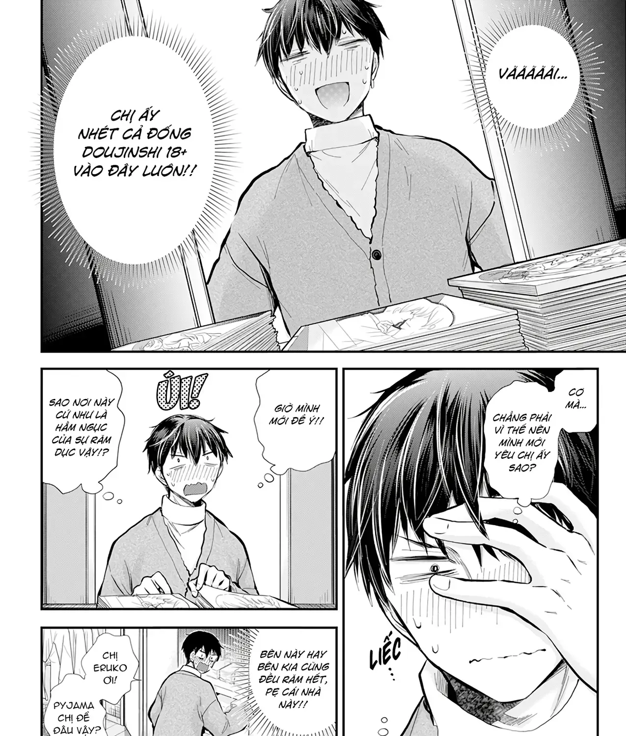 Shingeki No Eroko-San: Hen Na Oneesan Wa Danshi Kousei To Nakayoku Naritai Chap 43 - Next Chap 44