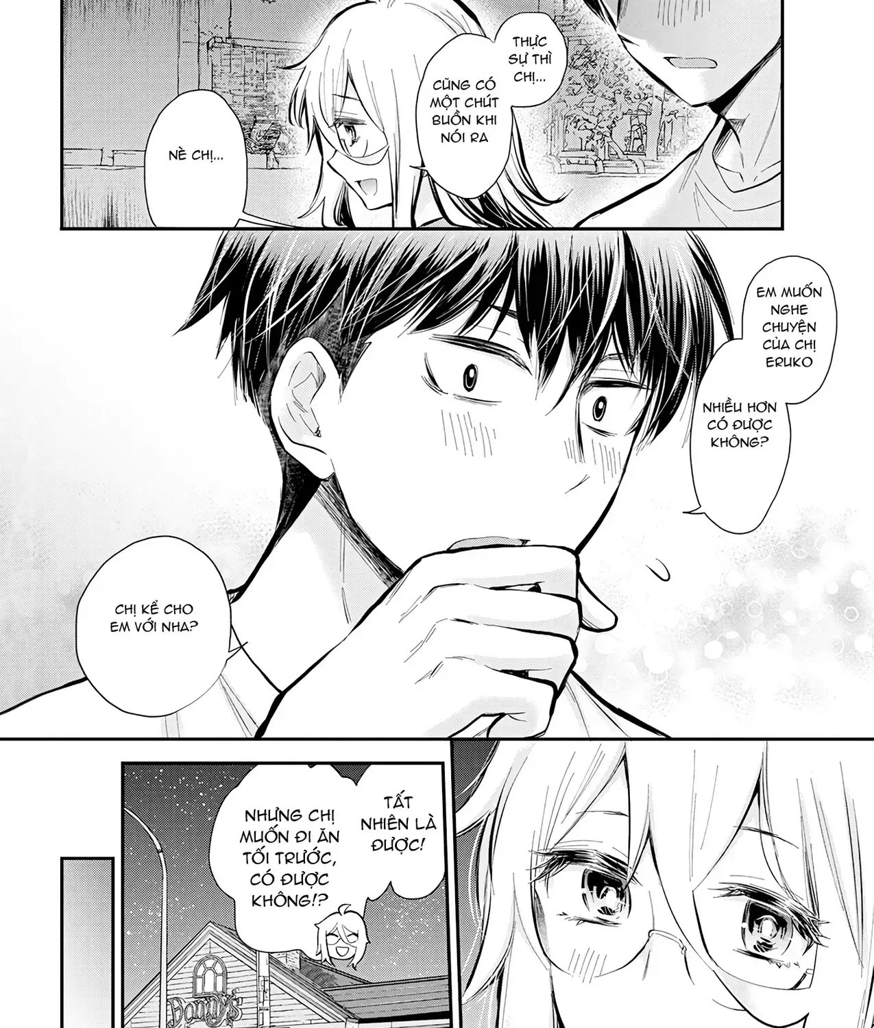 Shingeki No Eroko-San: Hen Na Oneesan Wa Danshi Kousei To Nakayoku Naritai Chap 44 - Next Chap 45