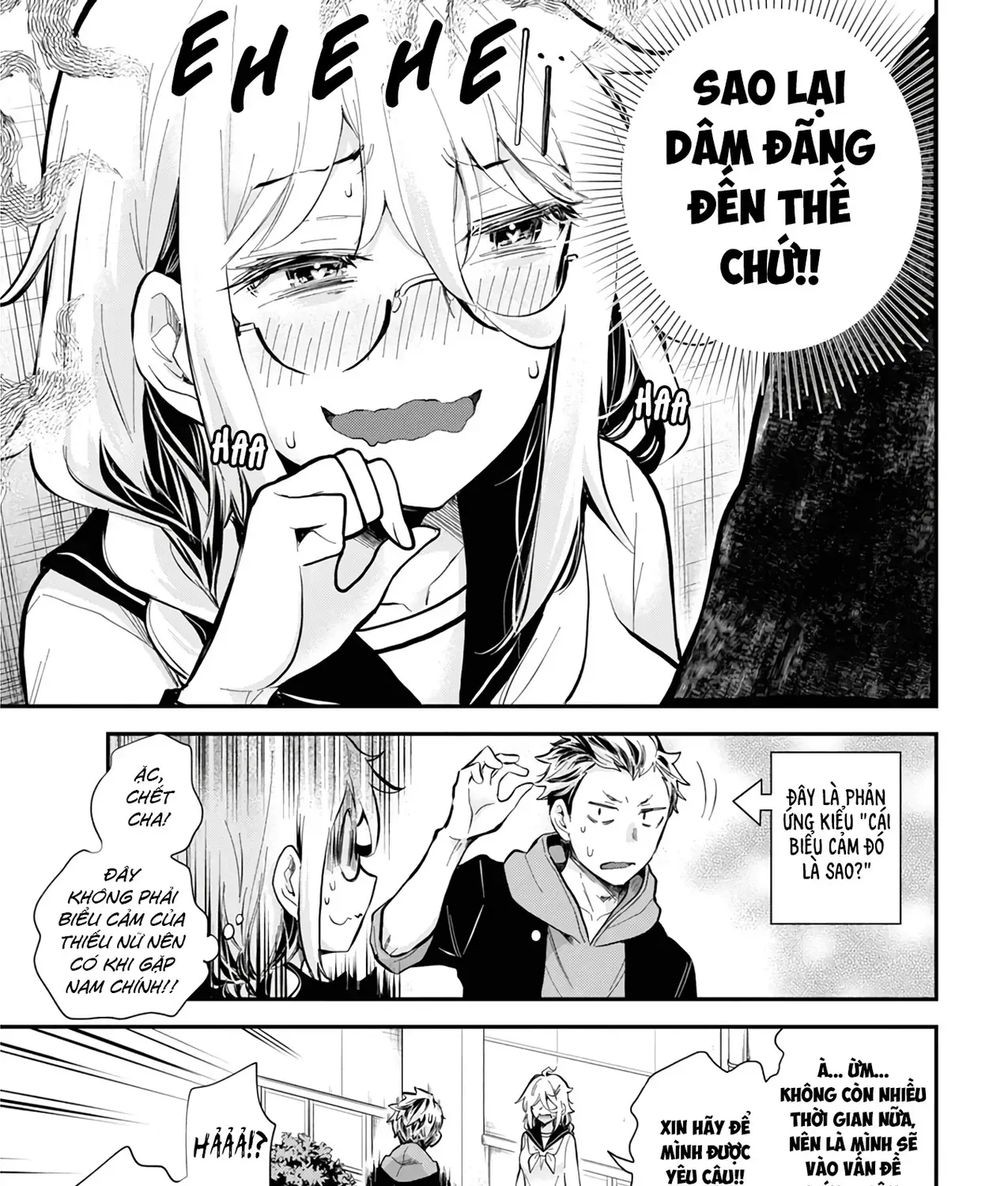 Shingeki No Eroko-San: Hen Na Oneesan Wa Danshi Kousei To Nakayoku Naritai Chap 45 - Next Chap 46