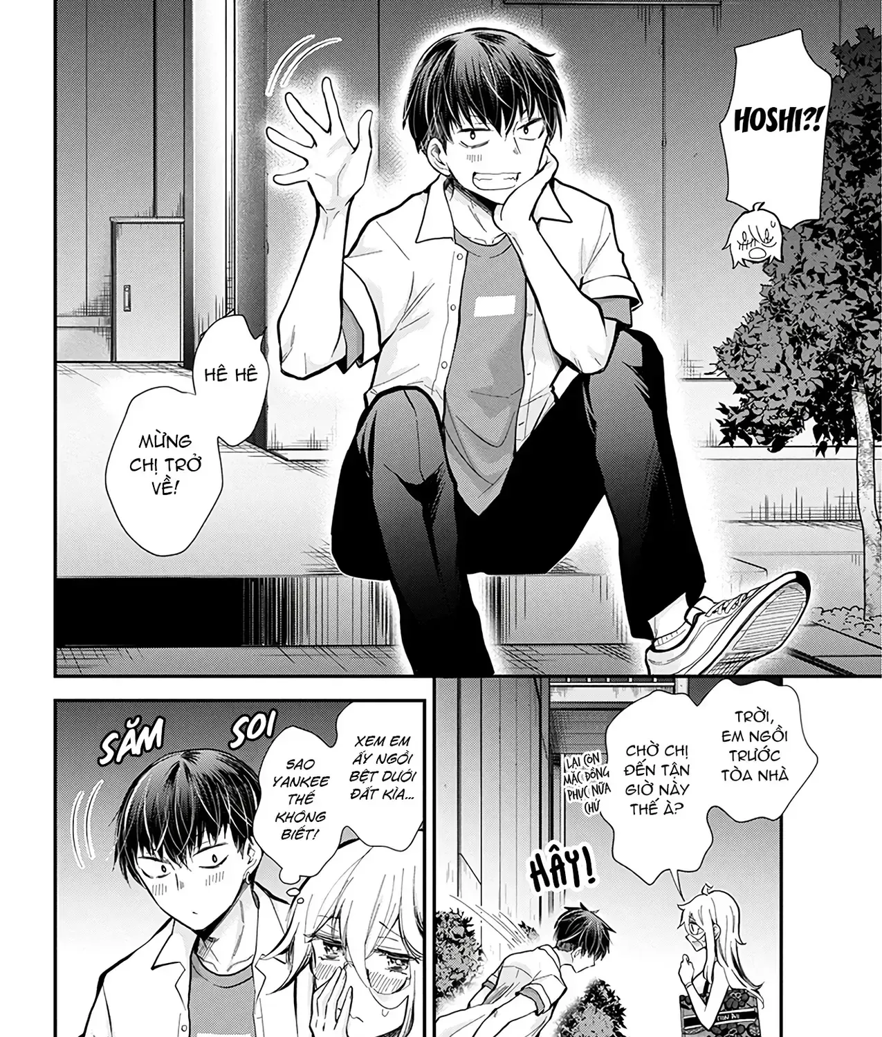 Shingeki No Eroko-San: Hen Na Oneesan Wa Danshi Kousei To Nakayoku Naritai Chap 46 - Next Chap 47