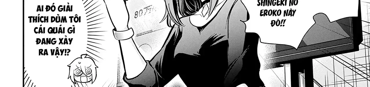 Shingeki No Eroko-San: Hen Na Oneesan Wa Danshi Kousei To Nakayoku Naritai Chap 46 - Next Chap 47