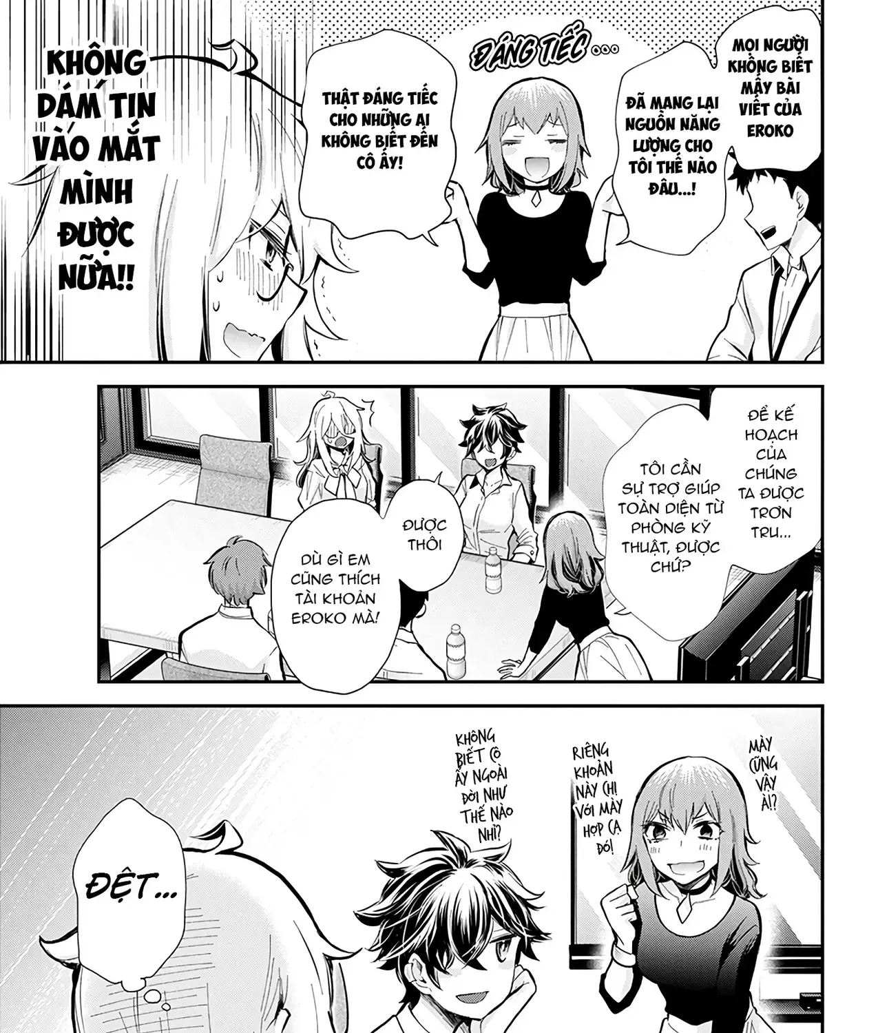 Shingeki No Eroko-San: Hen Na Oneesan Wa Danshi Kousei To Nakayoku Naritai Chap 46 - Next Chap 47