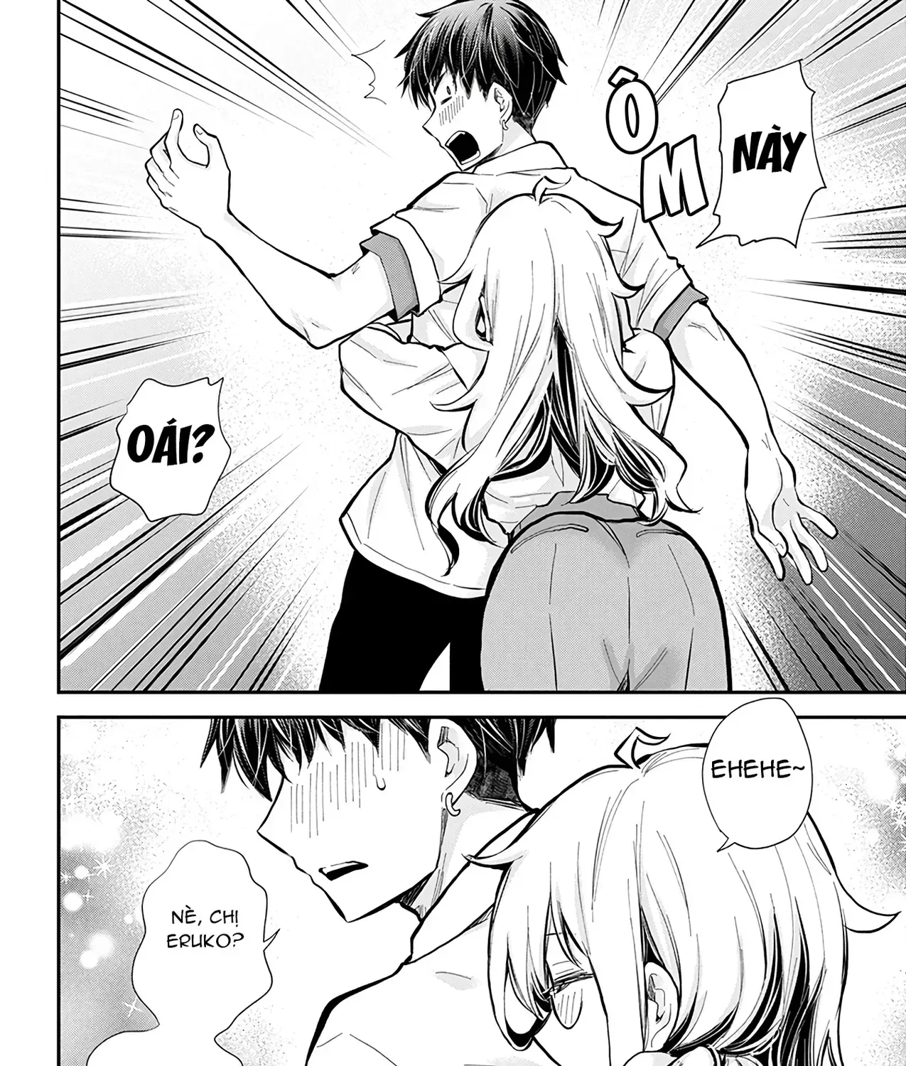 Shingeki No Eroko-San: Hen Na Oneesan Wa Danshi Kousei To Nakayoku Naritai Chap 46 - Next Chap 47