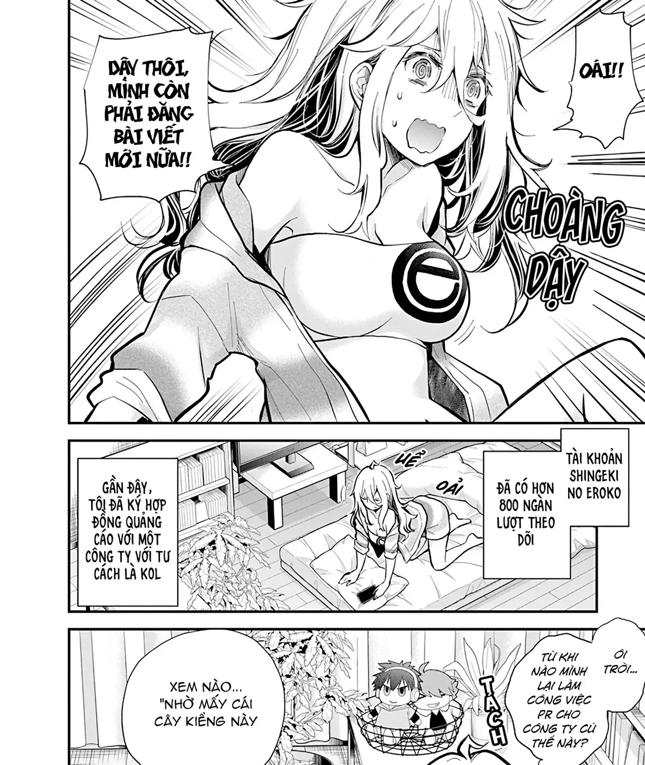 Shingeki No Eroko-San: Hen Na Oneesan Wa Danshi Kousei To Nakayoku Naritai Chap 48 - Next Chap 49