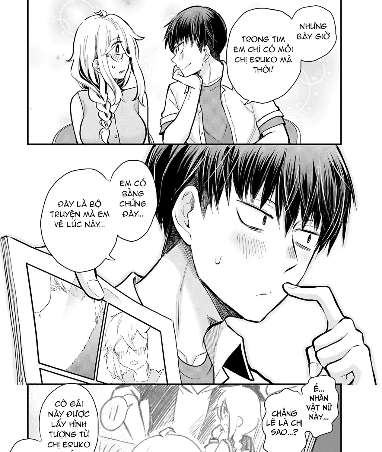 Shingeki No Eroko-San: Hen Na Oneesan Wa Danshi Kousei To Nakayoku Naritai Chap 48 - Next Chap 49