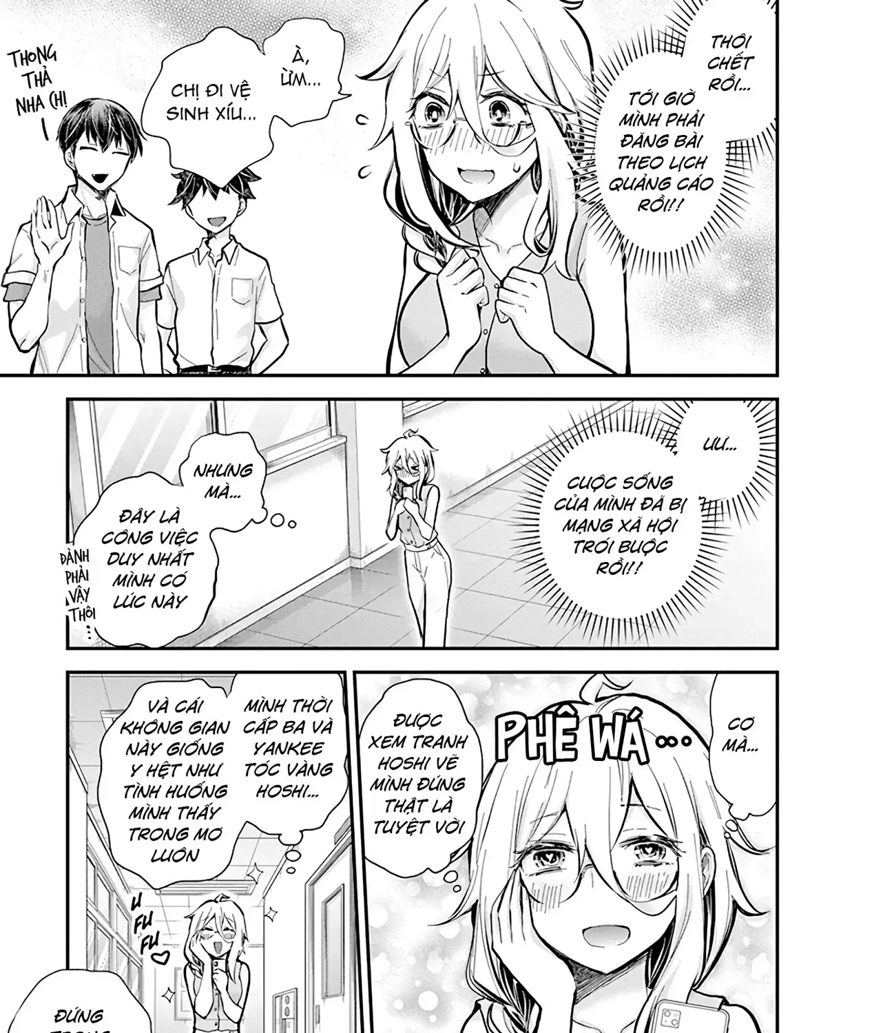 Shingeki No Eroko-San: Hen Na Oneesan Wa Danshi Kousei To Nakayoku Naritai Chap 48 - Next Chap 49