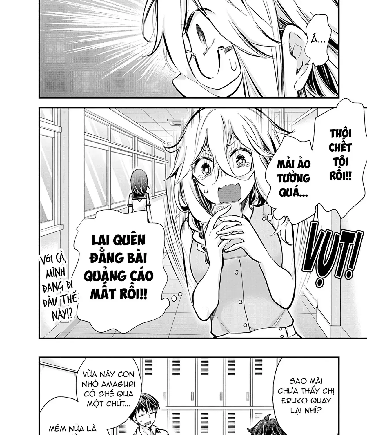 Shingeki No Eroko-San: Hen Na Oneesan Wa Danshi Kousei To Nakayoku Naritai Chap 48 - Next Chap 49