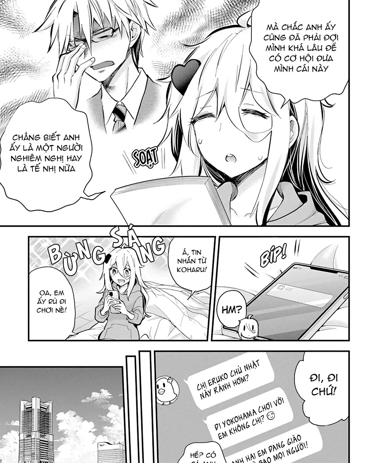 Shingeki No Eroko-San: Hen Na Oneesan Wa Danshi Kousei To Nakayoku Naritai Chap 49 - Next Chap 50