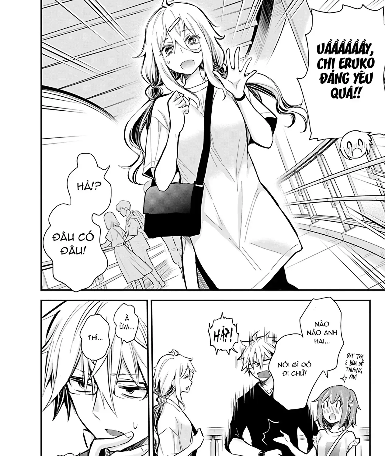 Shingeki No Eroko-San: Hen Na Oneesan Wa Danshi Kousei To Nakayoku Naritai Chap 49 - Next Chap 50