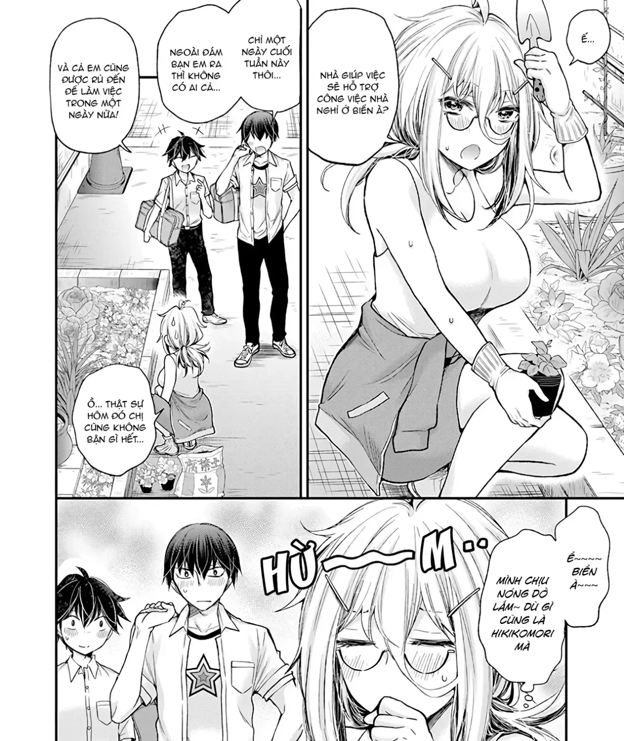 Shingeki No Eroko-San: Hen Na Oneesan Wa Danshi Kousei To Nakayoku Naritai Chap 5 - Next Chap 6