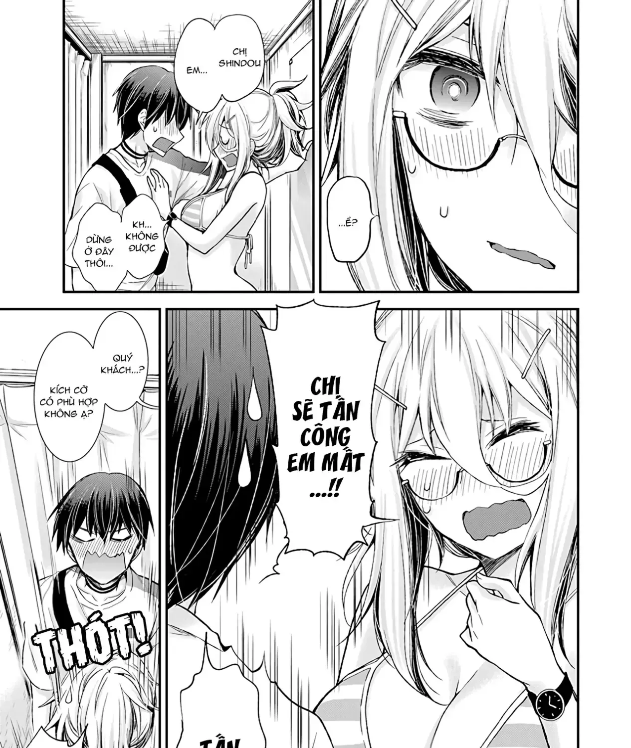 Shingeki No Eroko-San: Hen Na Oneesan Wa Danshi Kousei To Nakayoku Naritai Chap 5 - Next Chap 6