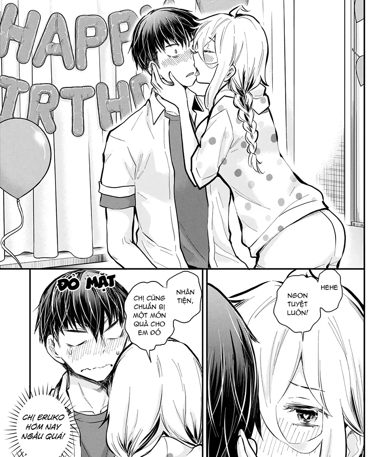 Shingeki No Eroko-San: Hen Na Oneesan Wa Danshi Kousei To Nakayoku Naritai Chap 51 - Next Chap 52