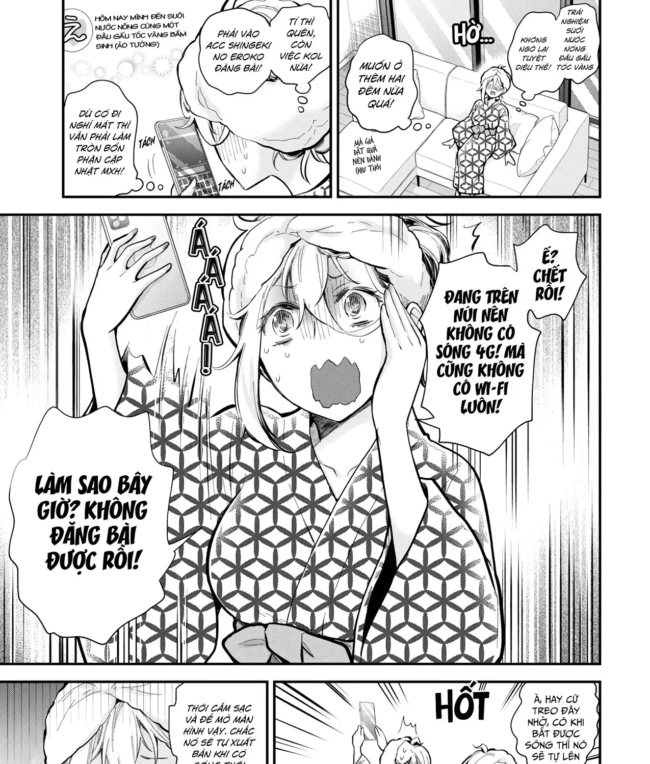 Shingeki No Eroko-San: Hen Na Oneesan Wa Danshi Kousei To Nakayoku Naritai Chap 52 - Next Chap 53