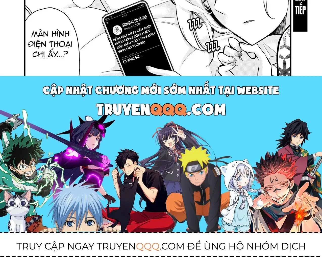 Shingeki No Eroko-San: Hen Na Oneesan Wa Danshi Kousei To Nakayoku Naritai Chap 52 - Next Chap 53