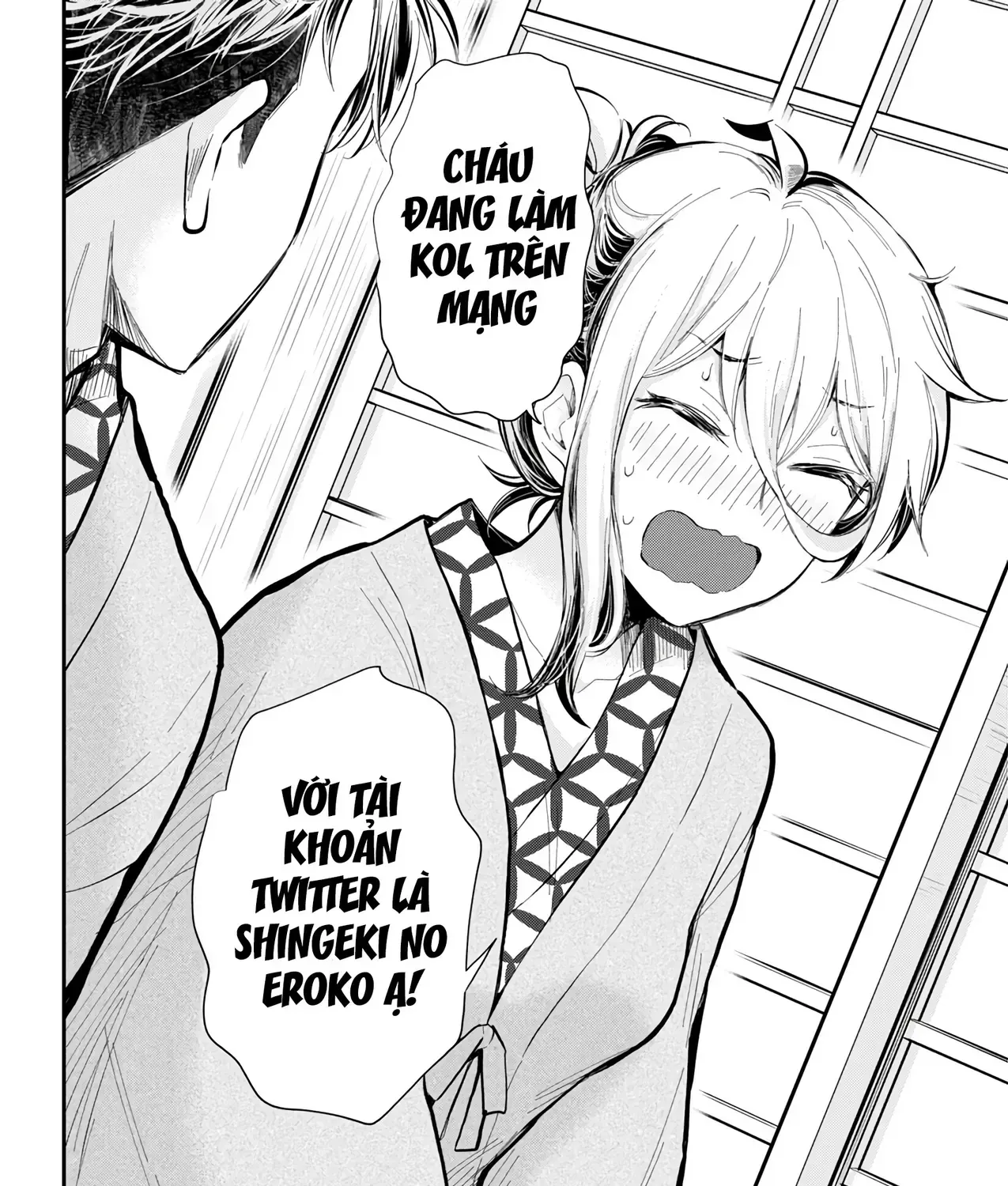 Shingeki No Eroko-San: Hen Na Oneesan Wa Danshi Kousei To Nakayoku Naritai Chap 53 - Next Chap 54