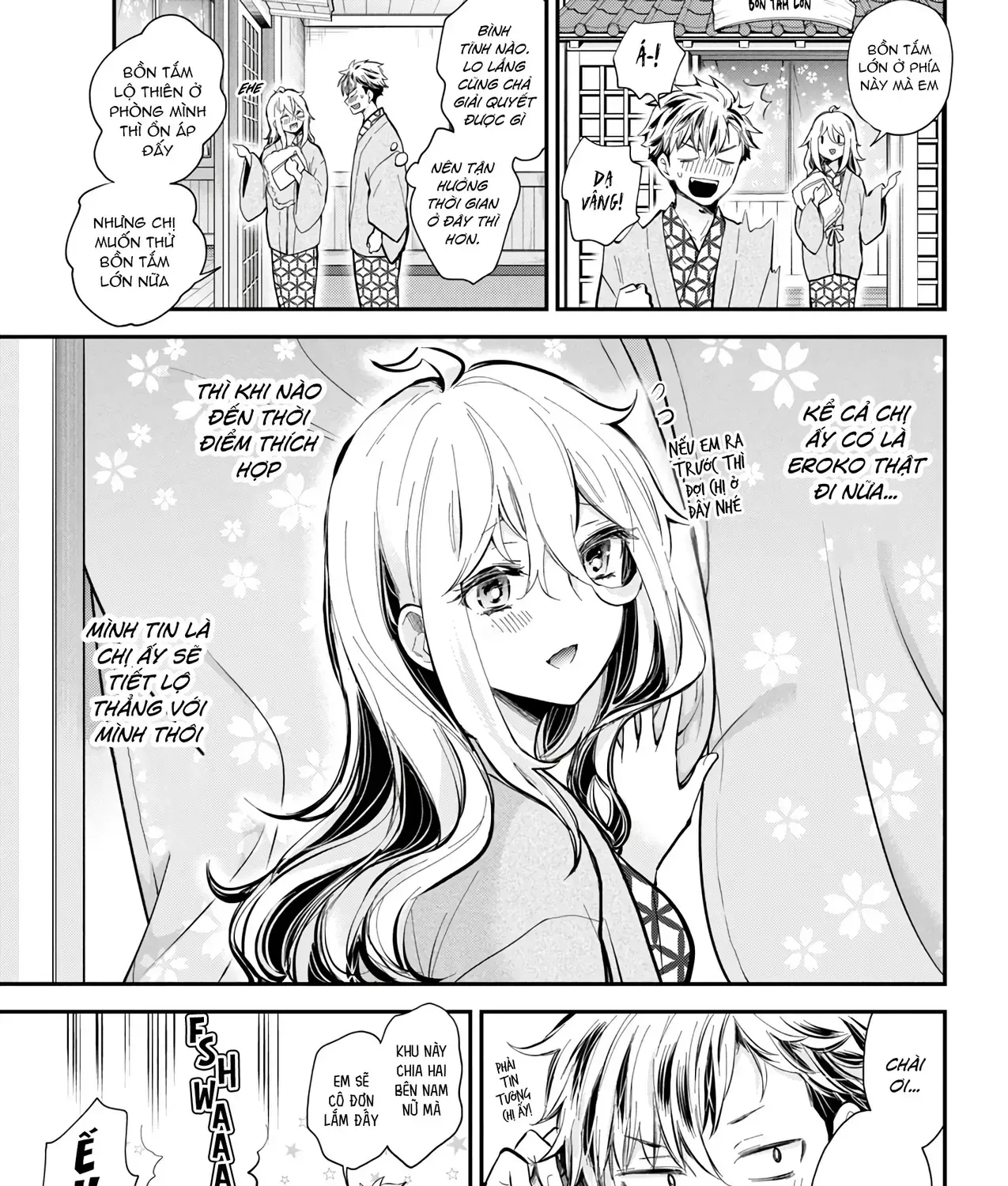 Shingeki No Eroko-San: Hen Na Oneesan Wa Danshi Kousei To Nakayoku Naritai Chap 53 - Next Chap 54