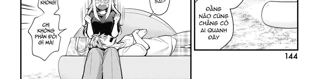 Shingeki No Eroko-San: Hen Na Oneesan Wa Danshi Kousei To Nakayoku Naritai Chap 54 - Next Chap 55