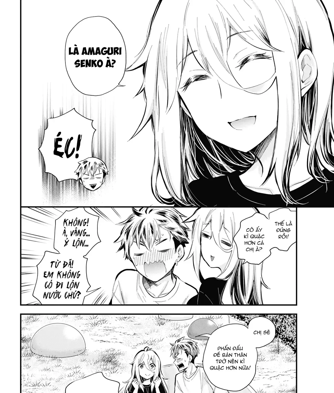 Shingeki No Eroko-San: Hen Na Oneesan Wa Danshi Kousei To Nakayoku Naritai Chap 54 - Next Chap 55