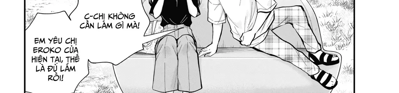 Shingeki No Eroko-San: Hen Na Oneesan Wa Danshi Kousei To Nakayoku Naritai Chap 54 - Next Chap 55