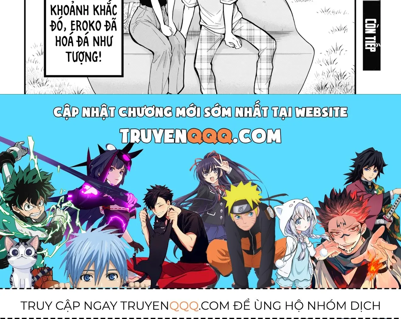 Shingeki No Eroko-San: Hen Na Oneesan Wa Danshi Kousei To Nakayoku Naritai Chap 54 - Next Chap 55