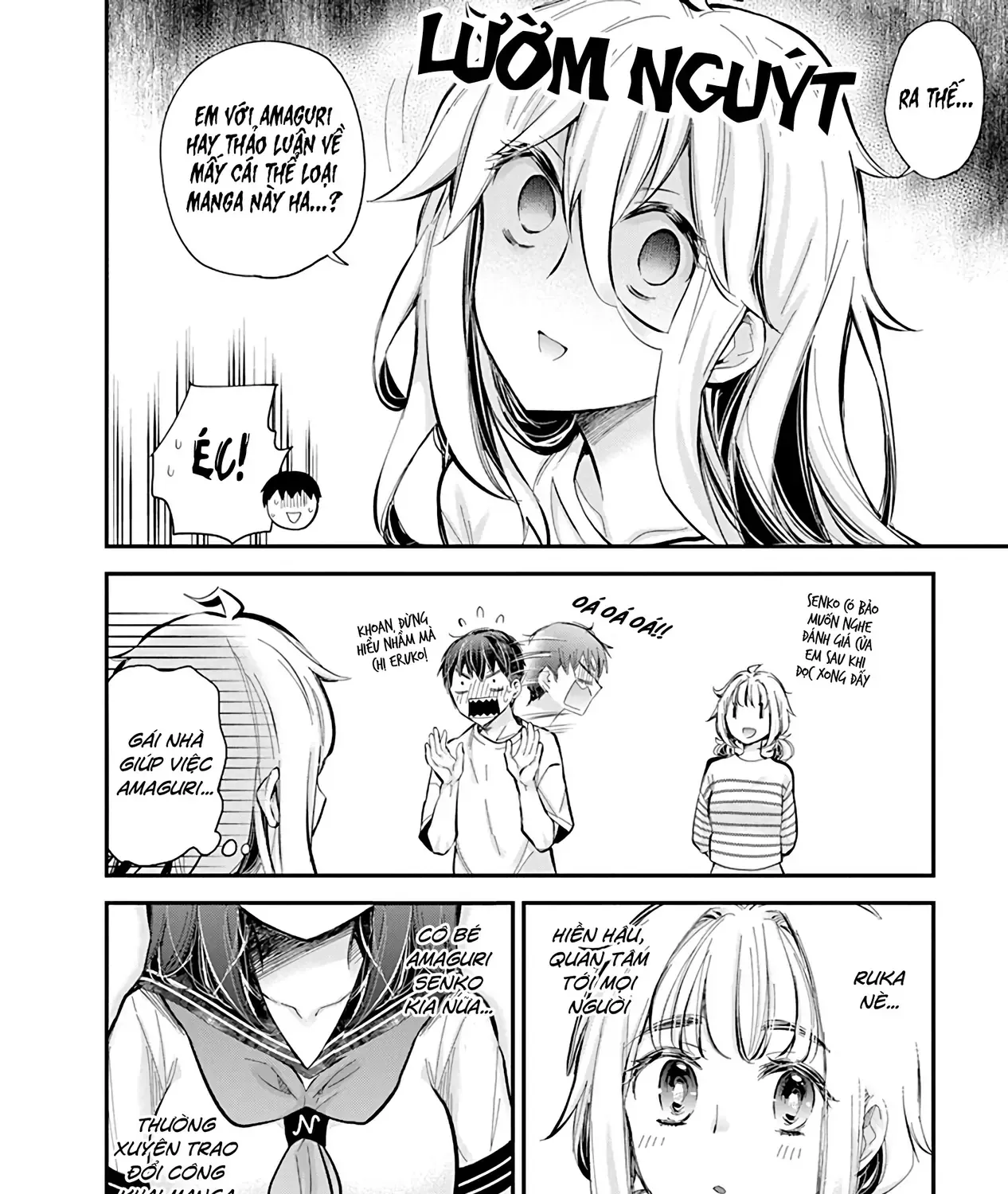 Shingeki No Eroko-San: Hen Na Oneesan Wa Danshi Kousei To Nakayoku Naritai Chap 55 - Next Chap 56