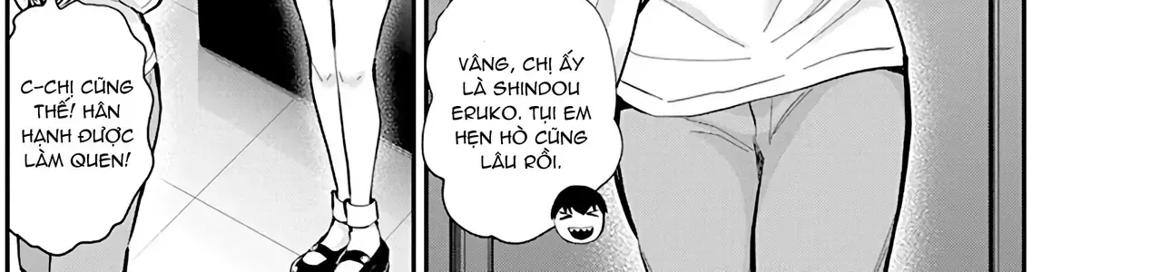 Shingeki No Eroko-San: Hen Na Oneesan Wa Danshi Kousei To Nakayoku Naritai Chap 55 - Next Chap 56