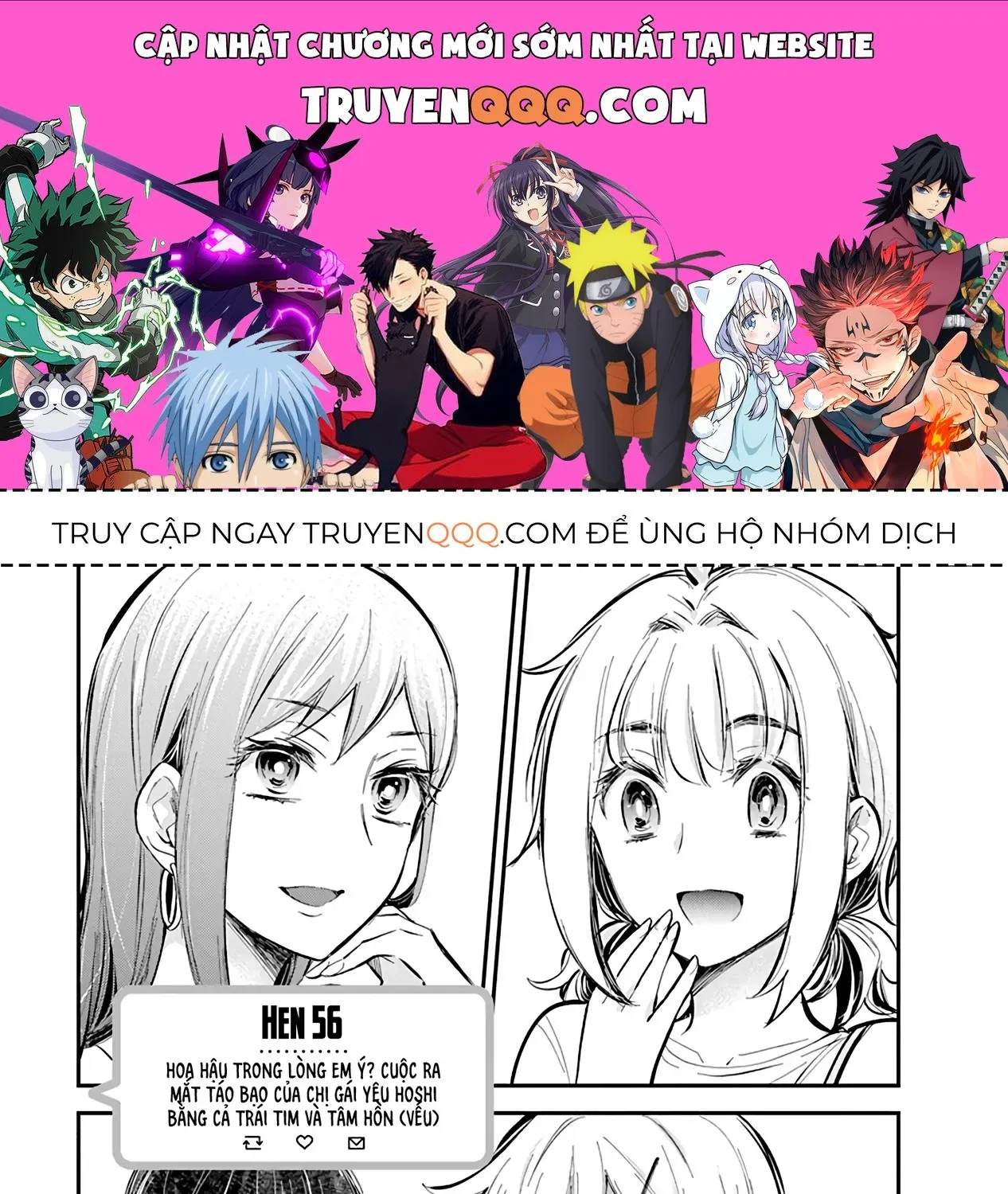 Shingeki No Eroko-San: Hen Na Oneesan Wa Danshi Kousei To Nakayoku Naritai Chap 56 - Next Chap 57