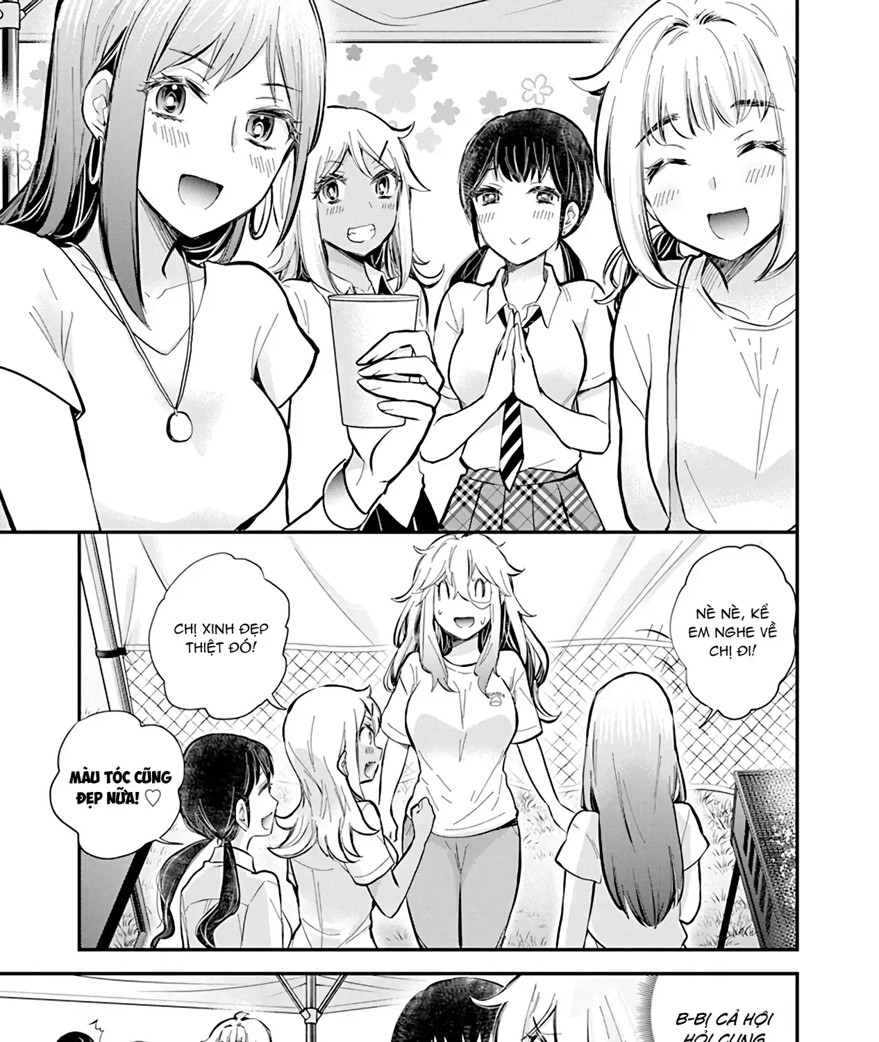 Shingeki No Eroko-San: Hen Na Oneesan Wa Danshi Kousei To Nakayoku Naritai Chap 56 - Next Chap 57