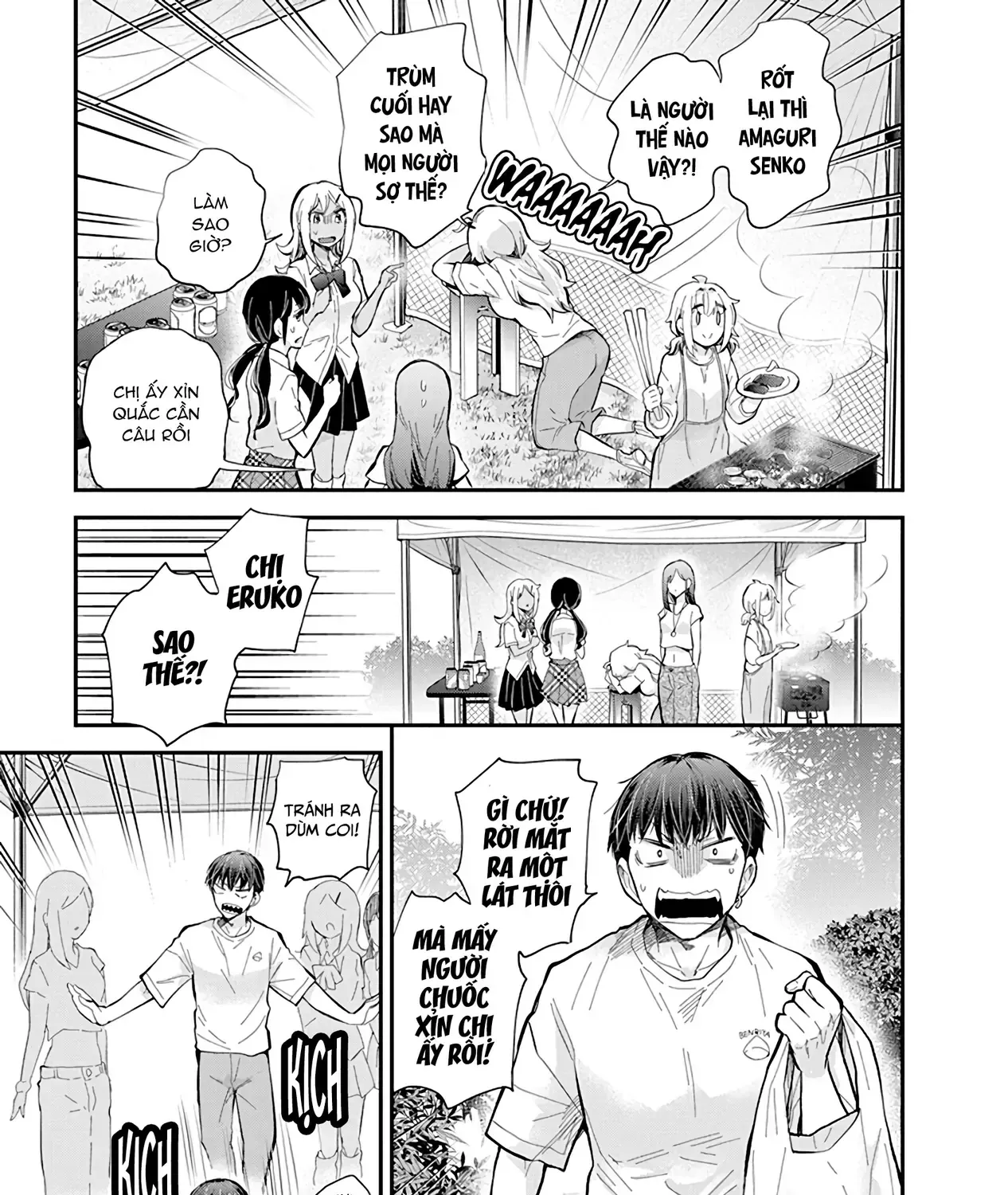 Shingeki No Eroko-San: Hen Na Oneesan Wa Danshi Kousei To Nakayoku Naritai Chap 56 - Next Chap 57