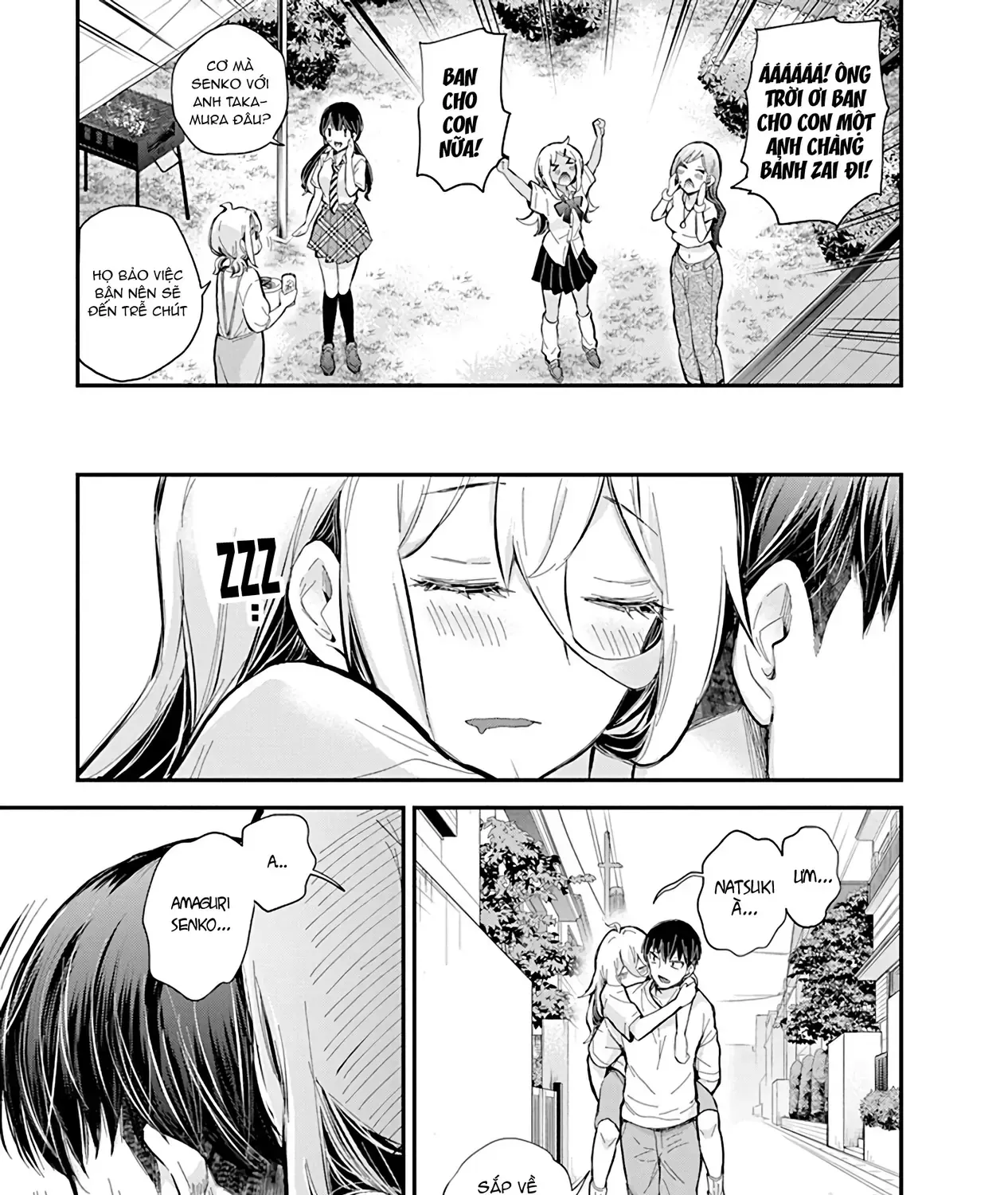 Shingeki No Eroko-San: Hen Na Oneesan Wa Danshi Kousei To Nakayoku Naritai Chap 56 - Next Chap 57