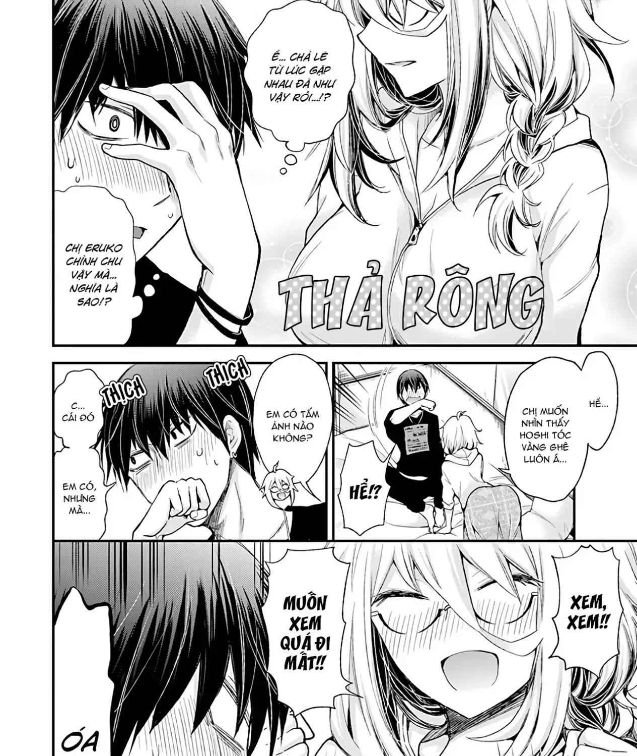 Shingeki No Eroko-San: Hen Na Oneesan Wa Danshi Kousei To Nakayoku Naritai Chap 7 - Next Chap 8