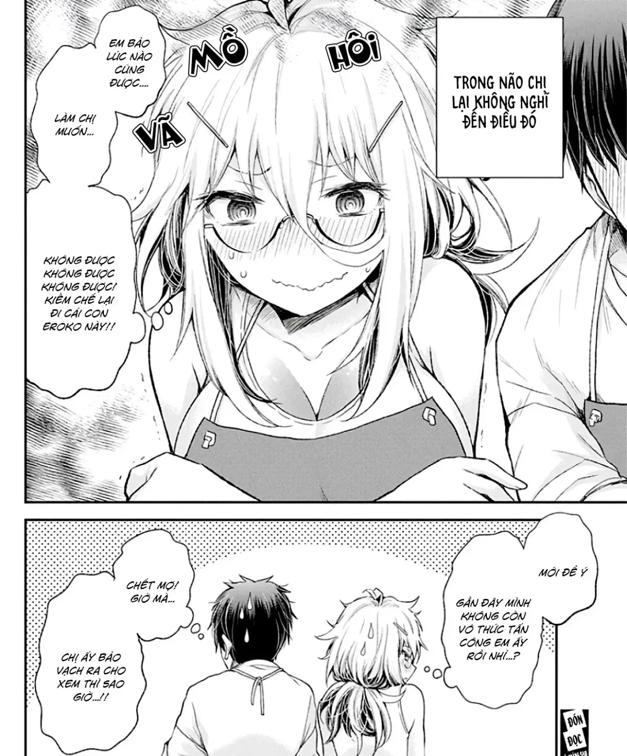 Shingeki No Eroko-San: Hen Na Oneesan Wa Danshi Kousei To Nakayoku Naritai Chap 8 - Next Chap 9