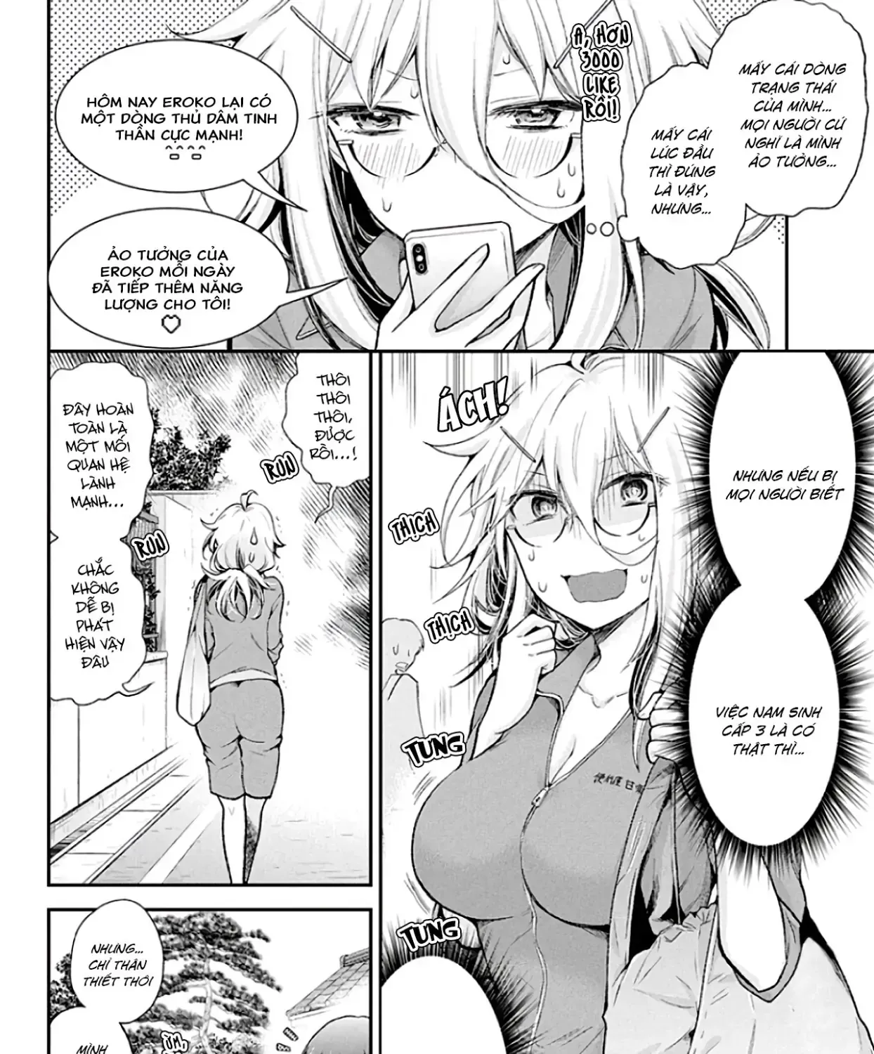 Shingeki No Eroko-San: Hen Na Oneesan Wa Danshi Kousei To Nakayoku Naritai Chap 8 - Next Chap 9