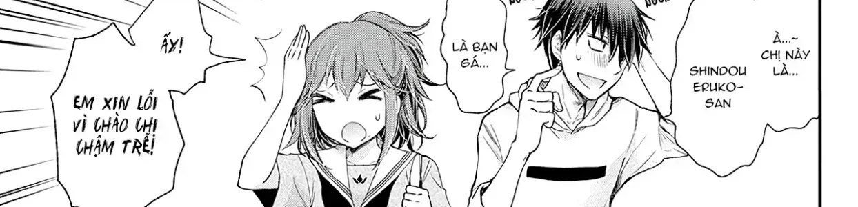 Shingeki No Eroko-San: Hen Na Oneesan Wa Danshi Kousei To Nakayoku Naritai Chap 9 - Next Chap 10