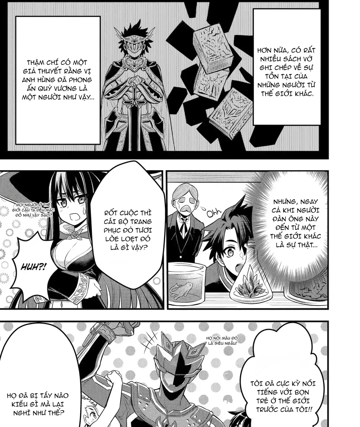 Siêu Nhân Đỏ Chuyển Sinh Sang Thế Giới Khác, Trở Thành Mạo Hiểm Giả Phiêu Lưu Tại Dị Giới Chap 1 - Next Chap 2