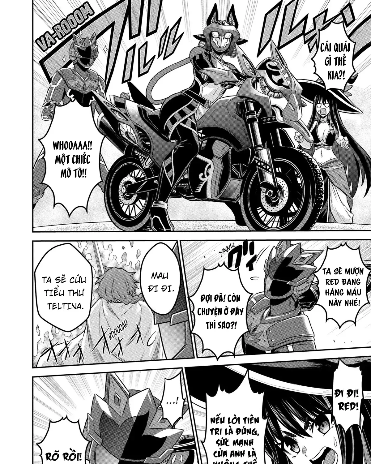 Siêu Nhân Đỏ Chuyển Sinh Sang Thế Giới Khác, Trở Thành Mạo Hiểm Giả Phiêu Lưu Tại Dị Giới Chap 10 - Next Chap 11