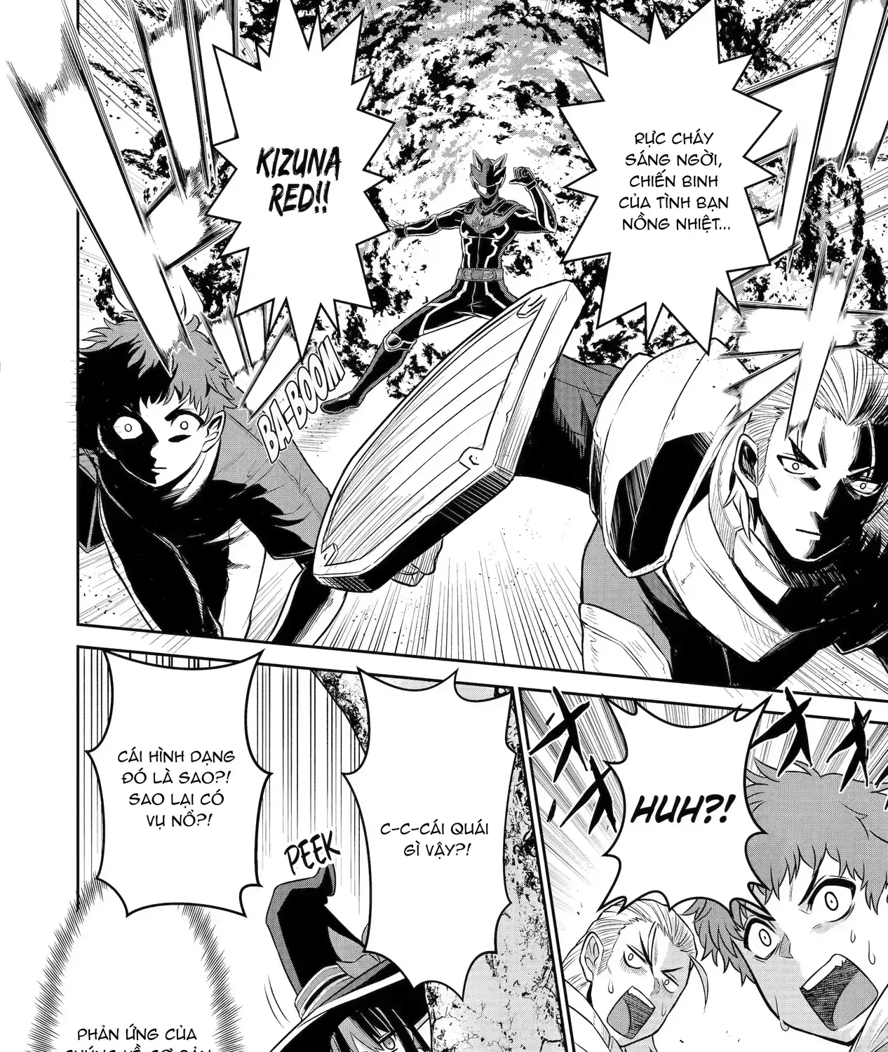 Siêu Nhân Đỏ Chuyển Sinh Sang Thế Giới Khác, Trở Thành Mạo Hiểm Giả Phiêu Lưu Tại Dị Giới Chap 2 - Next Chap 3