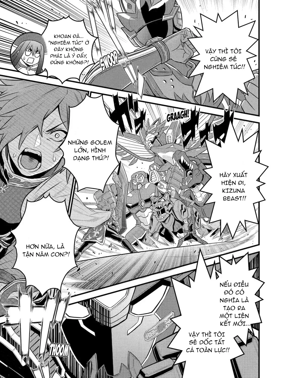 Siêu Nhân Đỏ Chuyển Sinh Sang Thế Giới Khác, Trở Thành Mạo Hiểm Giả Phiêu Lưu Tại Dị Giới Chap 3 - Next Chap 4