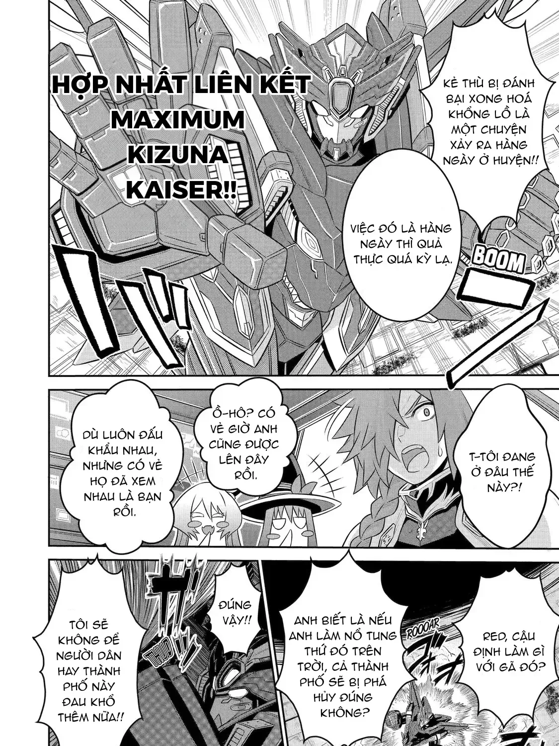 Siêu Nhân Đỏ Chuyển Sinh Sang Thế Giới Khác, Trở Thành Mạo Hiểm Giả Phiêu Lưu Tại Dị Giới Chap 5 - Next Chap 6