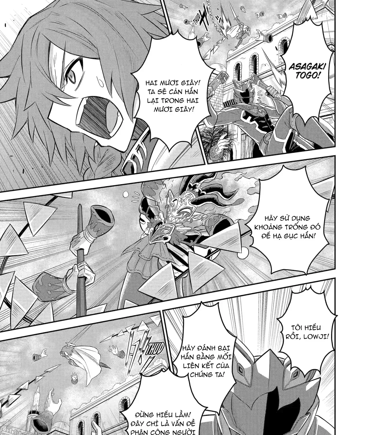 Siêu Nhân Đỏ Chuyển Sinh Sang Thế Giới Khác, Trở Thành Mạo Hiểm Giả Phiêu Lưu Tại Dị Giới Chap 6 - Next Chap 7