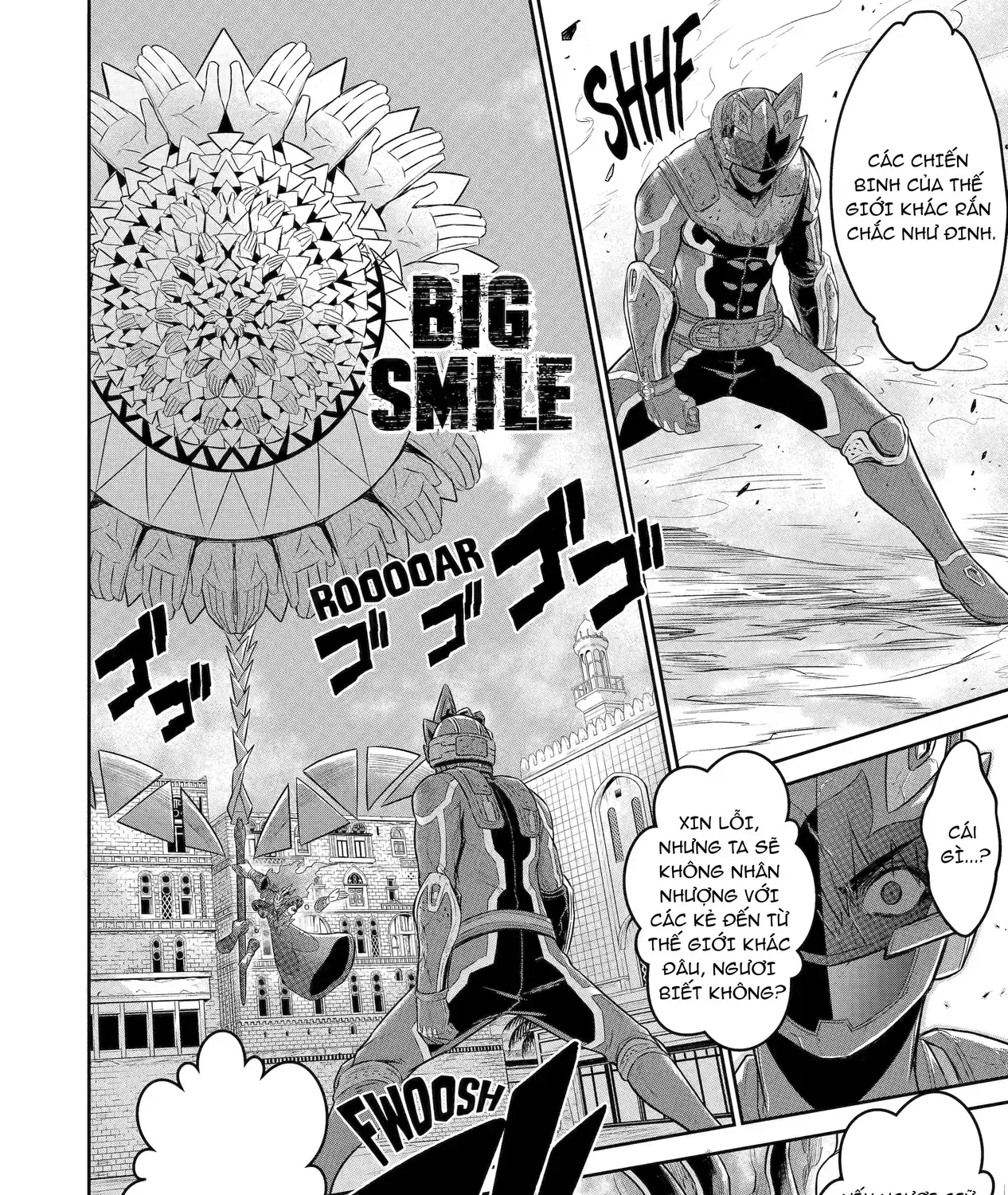 Siêu Nhân Đỏ Chuyển Sinh Sang Thế Giới Khác, Trở Thành Mạo Hiểm Giả Phiêu Lưu Tại Dị Giới Chap 6 - Next Chap 7