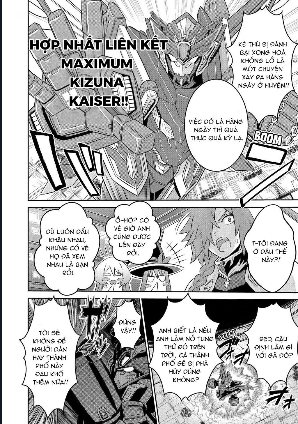 Siêu Nhân Đỏ Chuyển Sinh Trở Thành Mạo Hiểm Giả Ở Dị Giới Chap 5 - Next Chap 6