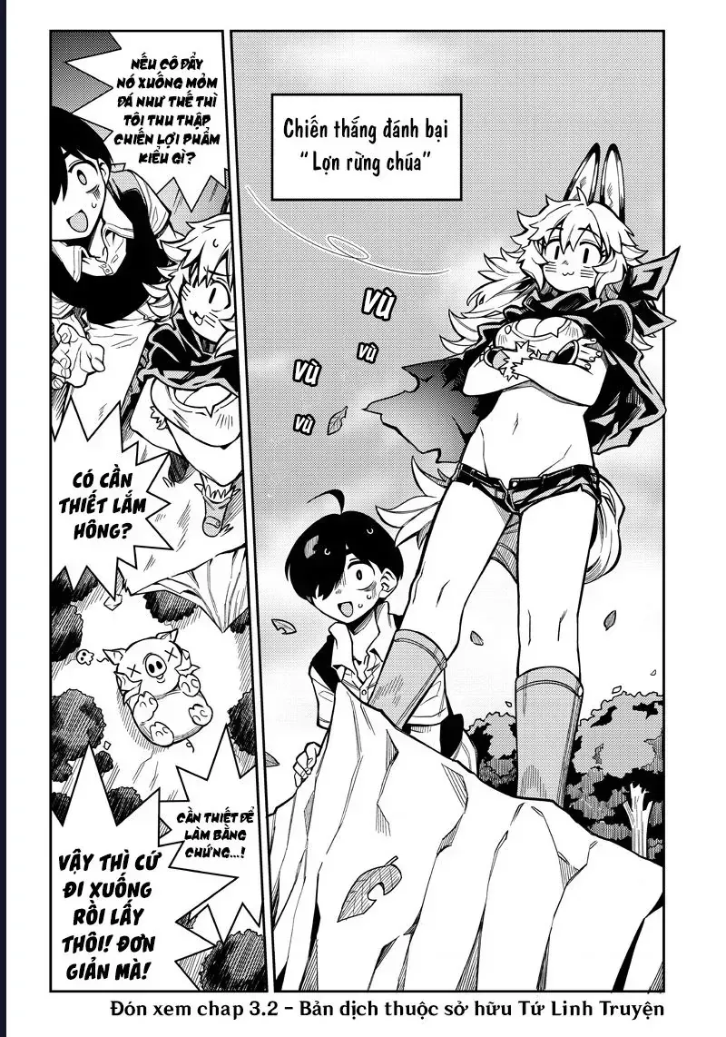 Sở Hữu Kĩ Năng Phiên Dịch Tại Dị Giới, Tôi Sống Cùng Các Nàng Quái Vật Mạnh Nhất Chap 3.2 - Next Chap 4.2