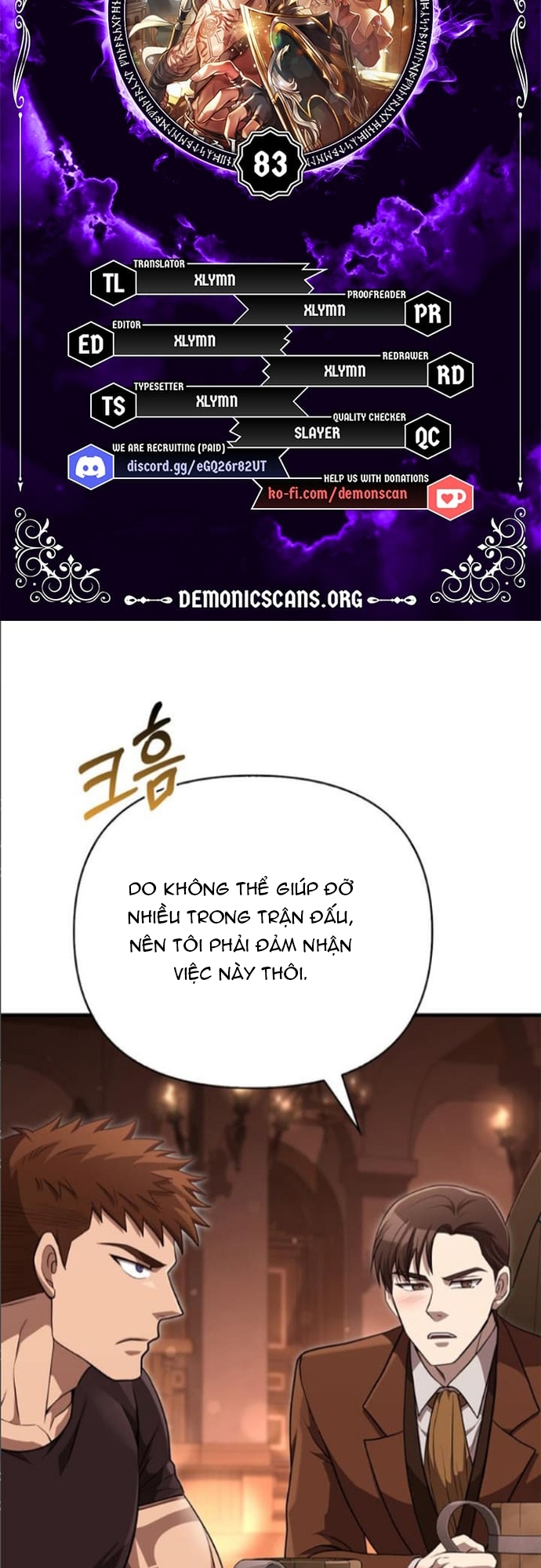 Sống Sót Trong Trò Chơi Với Tư Cách Là Một Cuồng Nhân Chap 83 - Next Chap 84