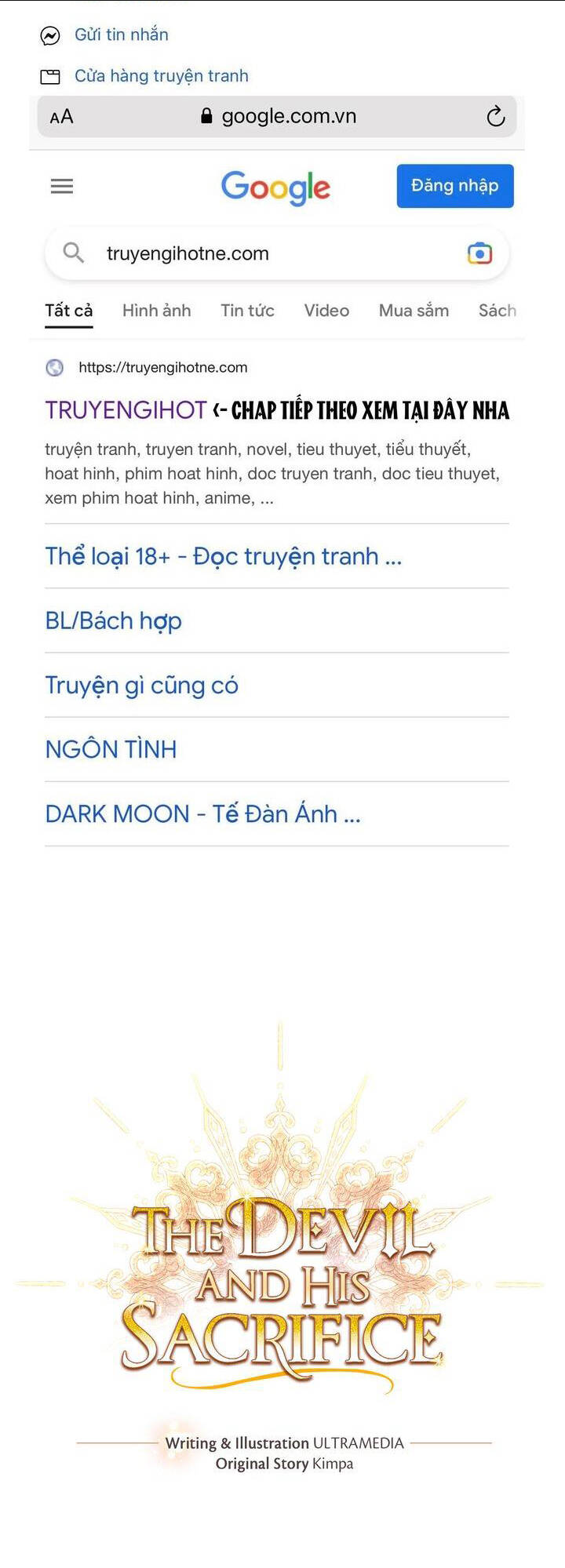 Sự Hy Sinh Của Ác Quỷ Chap 3.1 - Next Chap 4.1