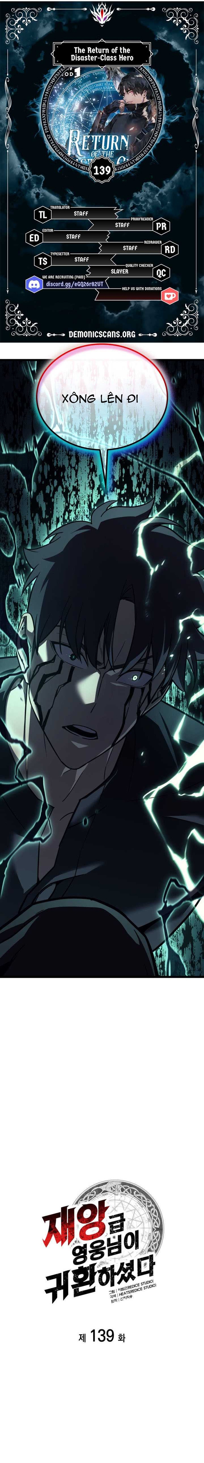 Sự Trở Lại Của Anh Hùng Cấp Thảm Họa Chap 139 - Next Chap 140