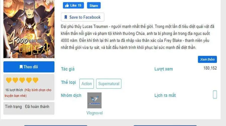 Sự Trở Lại Của Đại Pháp Sư Sau 4000 Năm Chap 132 - Next Chap 133